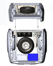 Load image into Gallery viewer, 2017-2020 Gen 2 Raptor 5-Link Mid Travel Rear Suspension Kit with Thru the bed Bypass Shock