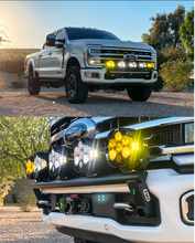 Load image into Gallery viewer, 2023+ FORD F-250 SUPER DUTY FRONT LIGHT MOUNT KIT (STOCK BUMPER)