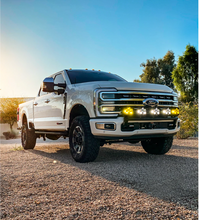 Load image into Gallery viewer, 2023+ FORD F-250 SUPER DUTY FRONT LIGHT MOUNT KIT (STOCK BUMPER)