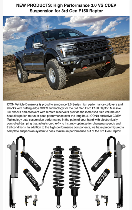 ICON 2021-2025 FORD F-150 RAPTOR, 1-3