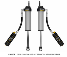 Load image into Gallery viewer, ICON  05-26 F250/F350 4WD 0-3" FRONT SHOCKS  3.0 VS RR CDCV PAIR