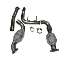 Load image into Gallery viewer, 2024 - 2026 SPD 3.0L Ford Ranger Raptor 304SS Alpha Catted Downpipes