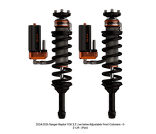 Load image into Gallery viewer, 2024-2026 Ford Ranger Raptor FOX 3.2 Live Valve Adjustable Front Coilovers - 0-2" Lift - (Pair)