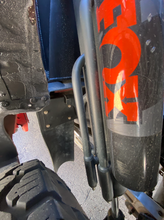 Load image into Gallery viewer, (2017-2024) Gen 2 &amp; Gen 3 Raptor - Rear Shock Guard Mud Flap Frame Mount Kit