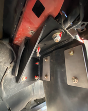 Load image into Gallery viewer, (2017-2024) Gen 2 &amp; Gen 3 Raptor - Rear Shock Guard Mud Flap Frame Mount Kit
