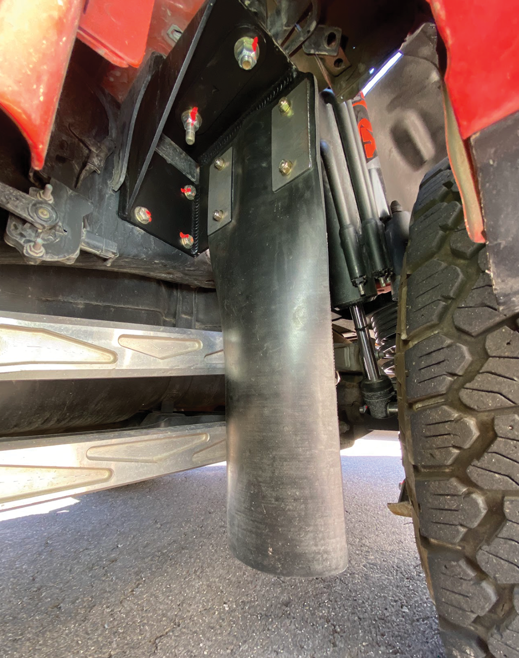 (2017-2024) Gen 2 & Gen 3 Raptor - Rear Shock Guard Mud Flap Frame Mount Kit