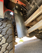 Load image into Gallery viewer, (2017-2024) Gen 2 &amp; Gen 3 Raptor - Rear Shock Guard Mud Flap Frame Mount Kit