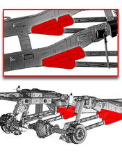 Load image into Gallery viewer, Gen 1 to Gen 3 Raptor Conversion, 5-Link Rear Arm Frame Mount Kit