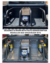 Load image into Gallery viewer, 2024+ Ranger Raptor - Bolt in Aluminum Fuel Jug Tray (9.5" Wide, 5 Gal) For Bed Organizer kits