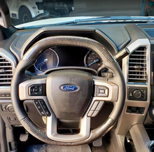 Load image into Gallery viewer, 2015-2019 F150/Gen 2 Raptor, 2017+ Superduty Carbon Fiber Steering Wheel