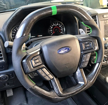 Load image into Gallery viewer, 2015-2019 F150/Gen 2 Raptor, 2017+ Superduty Carbon Fiber Steering Wheel